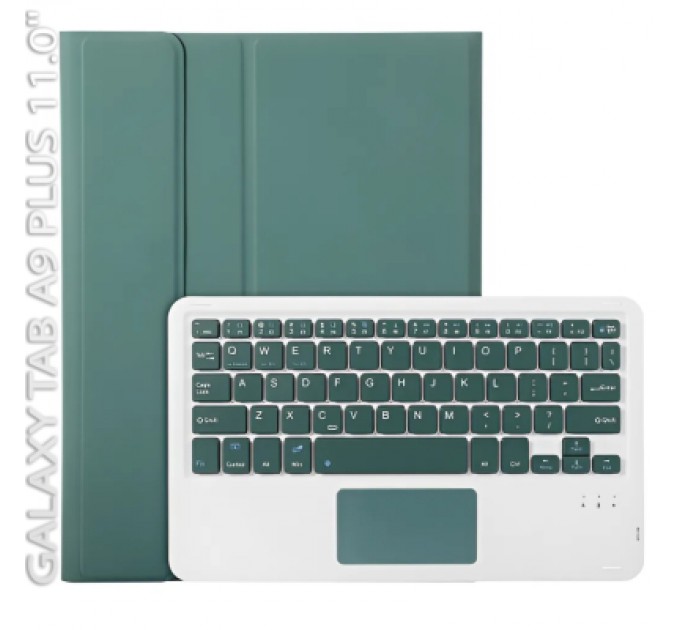 BeCover Чохол до планшета BeCover Keyboard+TouchPad Samsung Tab A9 Plus SM-X210/SM-X215/SM-X216 11.0" Dark Green (712413)