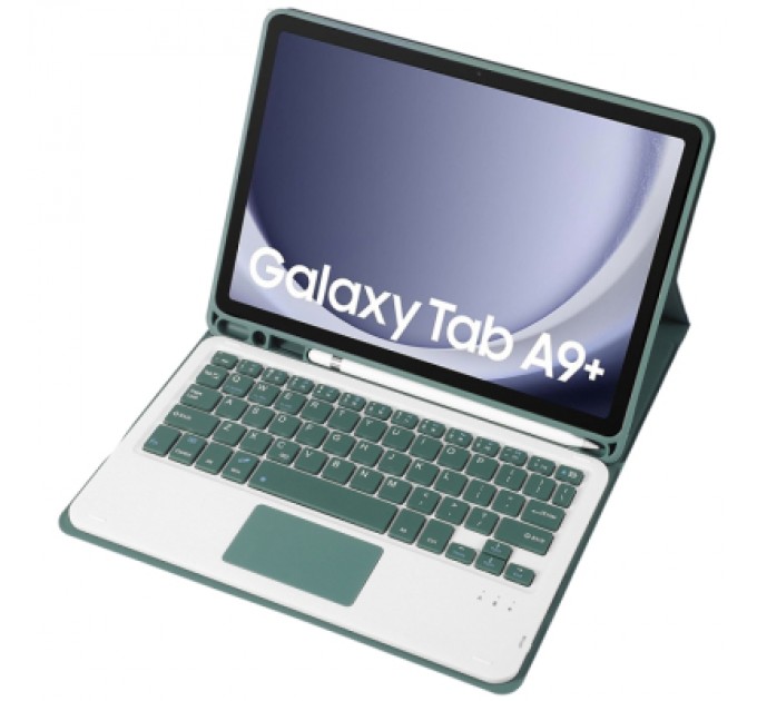 BeCover Чохол до планшета BeCover Keyboard+TouchPad Samsung Tab A9 Plus SM-X210/SM-X215/SM-X216 11.0" Dark Green (712413)