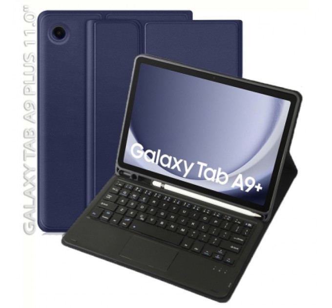 BeCover Чохол до планшета BeCover Keyboard+TouchPad Samsung Tab A9 Plus SM-X210/SM-X215/SM-X216 11.0" Deep Blue (712412)