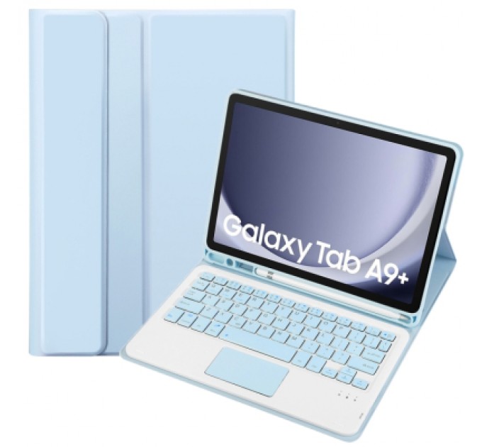 BeCover Чохол до планшета BeCover Keyboard+TouchPad Samsung Tab A9 Plus SM-X210/SM-X215/SM-X216 11.0" Light Blue (712414)