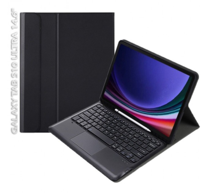 BeCover Чохол до планшета BeCover Keyboard+TouchPad Samsung Tab S10 Ultra (SM-X920/SM-X926) 14.6" Black (712594)