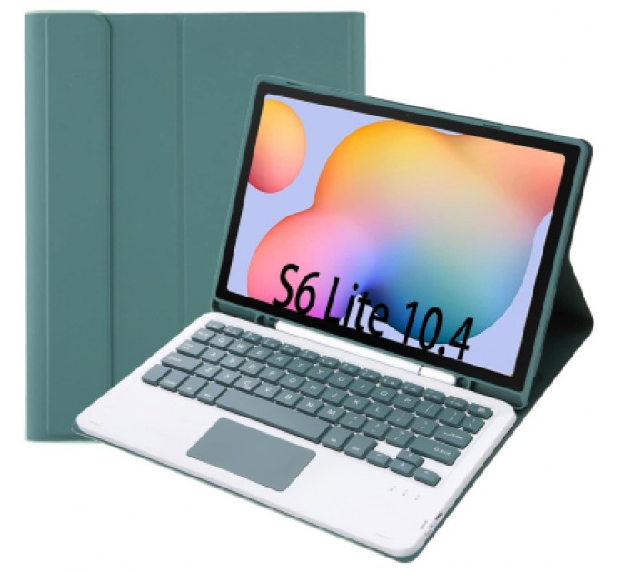 BeCover Чохол до планшета BeCover Keyboard+TouchPad Samsung Tab S6 Lite 10.4 P610/P613/P615/P619 Dark Green (712363)
