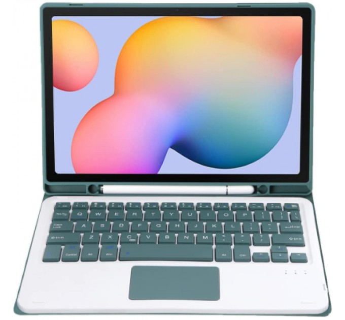 BeCover Чохол до планшета BeCover Keyboard+TouchPad Samsung Tab S6 Lite 10.4 P610/P613/P615/P619 Dark Green (712363)