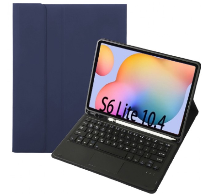 BeCover Чохол до планшета BeCover Keyboard+TouchPad Samsung Tab S6 Lite 10.4 P610/P613/P615/P619 Deep Blue (712362)