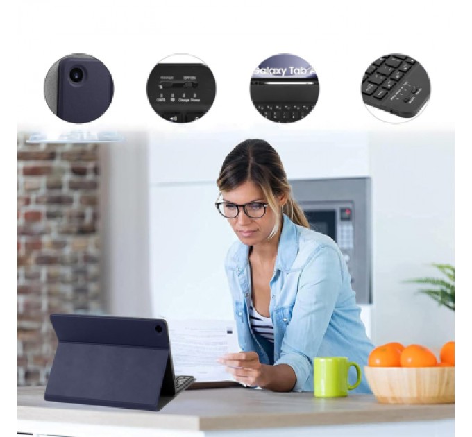 BeCover Чохол до планшета BeCover Keyboard+TouchPad Samsung Tab S6 Lite 10.4 P610/P613/P615/P619 Deep Blue (712362)