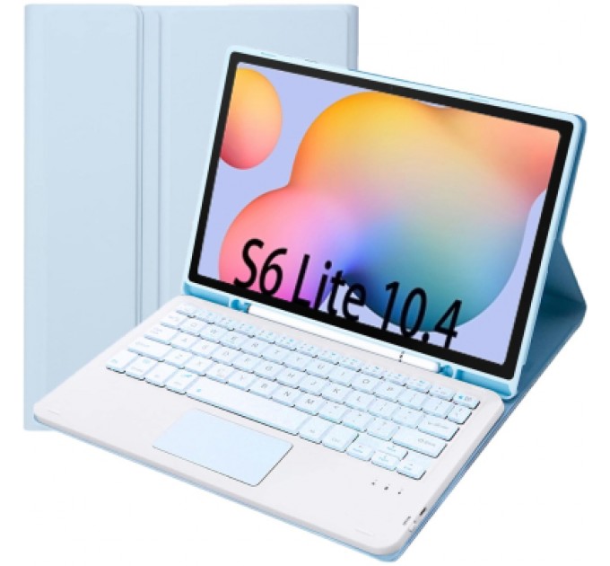 BeCover Чохол до планшета BeCover Keyboard+TouchPad Samsung Tab S6 Lite 10.4 P610/P613/P615/P619 Light Blue (712364)