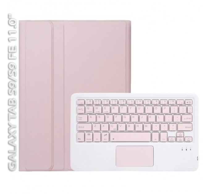 BeCover Чохол до планшета BeCover Keyboard+TouchPad Samsung Tab S9 (SM-X710/SM-X716)/S9 FE (SM-X510/SM-X516B) 11.0" Pink (712421)