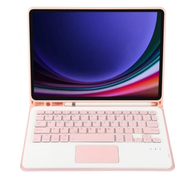 BeCover Чохол до планшета BeCover Keyboard+TouchPad Samsung Tab S9 (SM-X710/SM-X716)/S9 FE (SM-X510/SM-X516B) 11.0" Pink (712421)