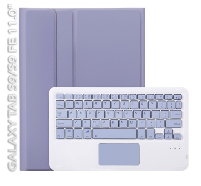 BeCover Чохол до планшета BeCover Keyboard+TouchPad Samsung Tab S9 (SM-X710/SM-X716)/S9 FE (SM-X510/SM-X516B) 11.0" Purple (712422)