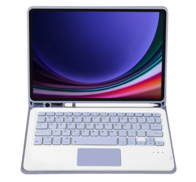 BeCover Чохол до планшета BeCover Keyboard+TouchPad Samsung Tab S9 (SM-X710/SM-X716)/S9 FE (SM-X510/SM-X516B) 11.0" Purple (712422)