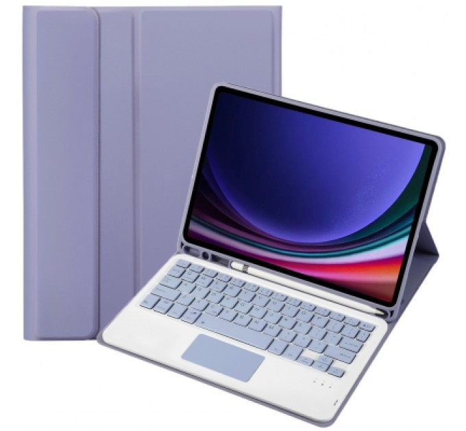 BeCover Чохол до планшета BeCover Keyboard+TouchPad Samsung Tab S9 (SM-X710/SM-X716)/S9 FE (SM-X510/SM-X516B) 11.0" Purple (712422)