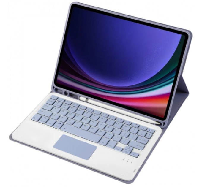 BeCover Чохол до планшета BeCover Keyboard+TouchPad Samsung Tab S9 (SM-X710/SM-X716)/S9 FE (SM-X510/SM-X516B) 11.0" Purple (712422)