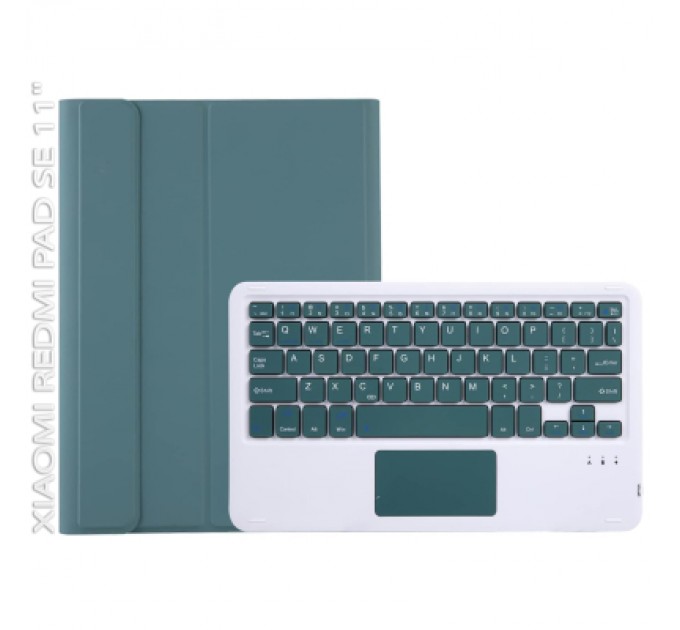 BeCover Чохол до планшета BeCover Keyboard+TouchPad Xiaomi Redmi Pad SE 11" Dark Green (712397)