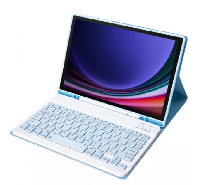 BeCover Чохол до планшета BeCover Keyboard Samsung Tab A9 SM-X115 8.7" Light Blue (712358)