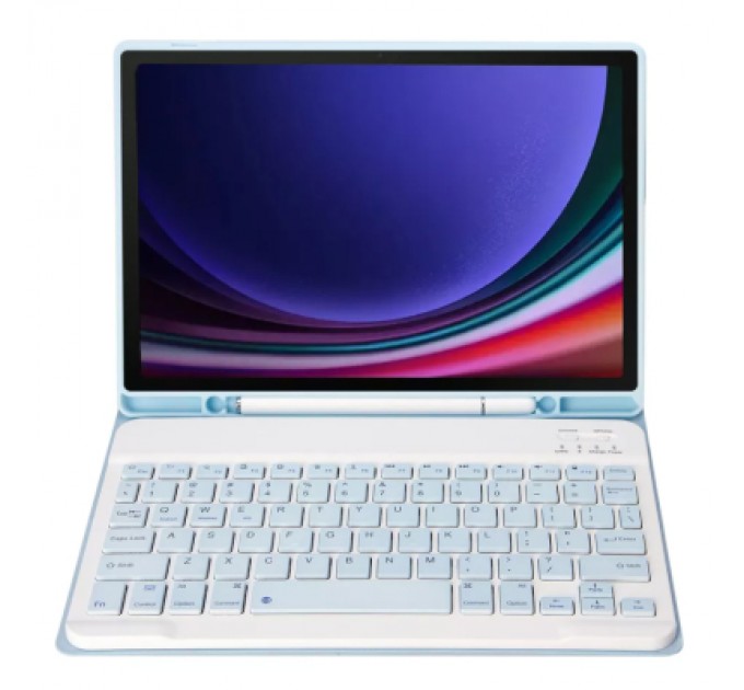 BeCover Чохол до планшета BeCover Keyboard Samsung Tab A9 SM-X115 8.7" Light Blue (712358)