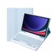 BeCover Чохол до планшета BeCover Keyboard Samsung Tab A9 SM-X115 8.7" Light Blue (712358)