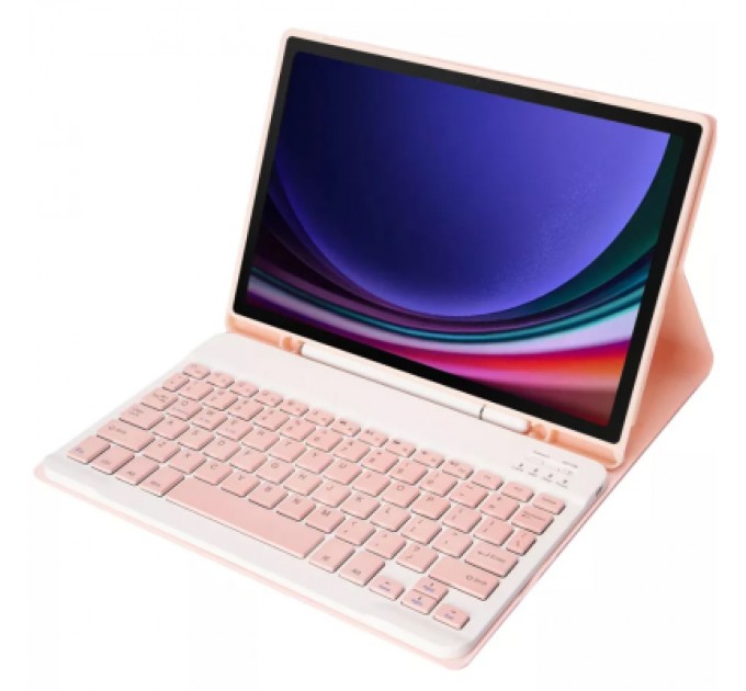 BeCover Чохол до планшета BeCover Keyboard Samsung Tab A9 SM-X115 8.7" Pink (712359)