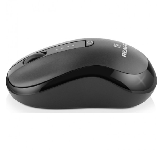 REAL-EL Мишка REAL-EL RM-450W Wireless/Bluetooth Black/Gray (EL123200046)