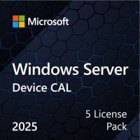 ПЗ для сервера Microsoft Windows Server 2025 CAL 5 Device англ, ОЕМ без носія (EP2-25243)