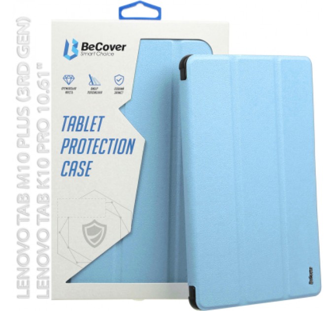 BeCover Чохол до планшета BeCover Flexible TPU Mate Lenovo Tab M10 Plus TB-125F (3rd Gen)/K10 Pro TB-226 10.61" Blue (712523)