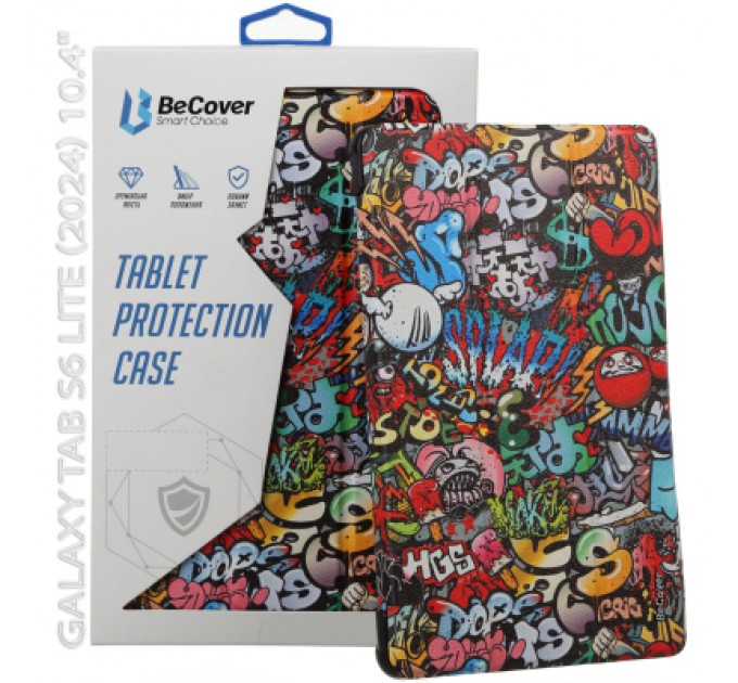 BeCover Чохол до планшета BeCover Flexible TPU Mate Samsung Tab S6 Lite (2024) 10.4" P620/P625/P627 Graffiti (712519)