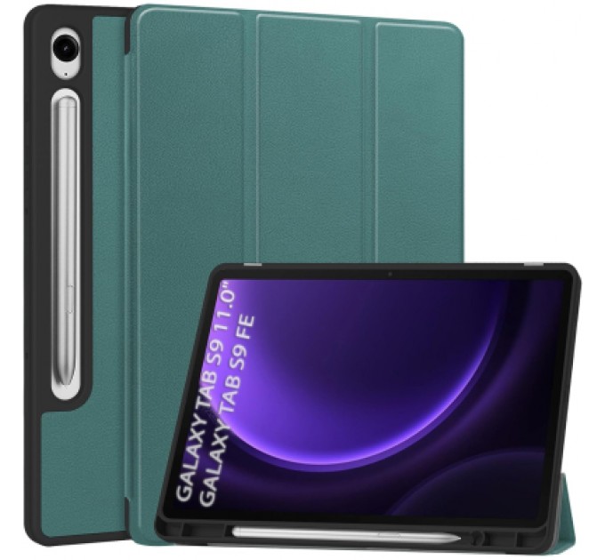 BeCover Чохол до планшета BeCover Flexible TPU Mate Samsung Tab S9 (SM-X710/SM-X716)/S9 FE (SM-X510/SM-X516B) 11.0" Dark Green (712529)