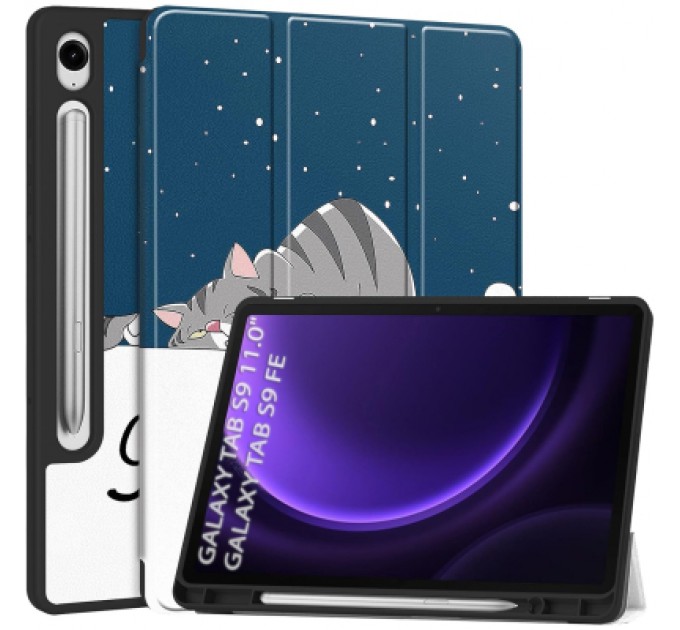 BeCover Чохол до планшета BeCover Flexible TPU Mate Samsung Tab S9 (SM-X710/SM-X716)/S9 FE (SM-X510/SM-X516B) 11.0" Good Night (712535)