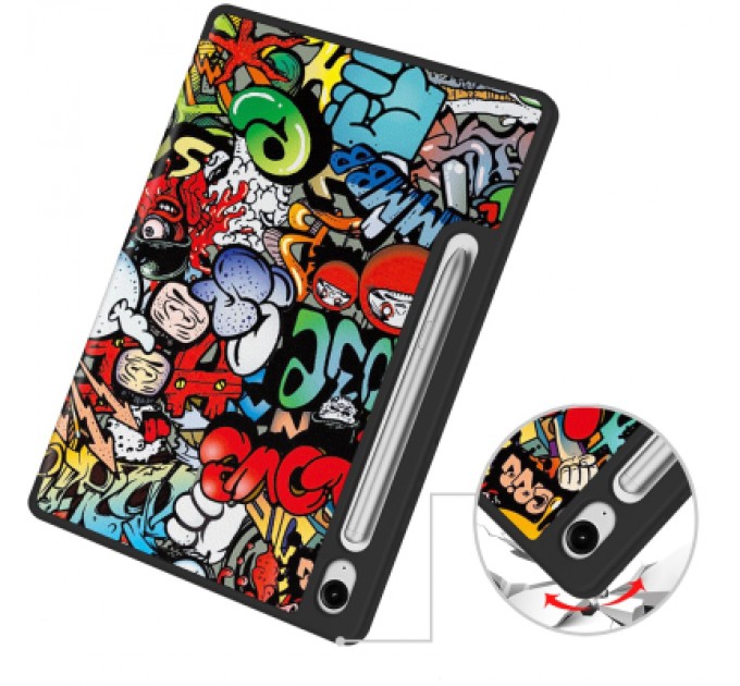 BeCover Чохол до планшета BeCover Flexible TPU Mate Samsung Tab S9 (SM-X710/SM-X716)/S9 FE (SM-X510/SM-X516B) 11.0" Graffiti (712534)