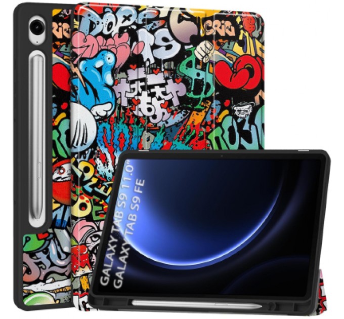BeCover Чохол до планшета BeCover Flexible TPU Mate Samsung Tab S9 (SM-X710/SM-X716)/S9 FE (SM-X510/SM-X516B) 11.0" Graffiti (712534)