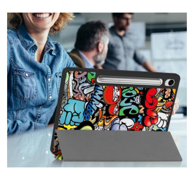 BeCover Чохол до планшета BeCover Flexible TPU Mate Samsung Tab S9 (SM-X710/SM-X716)/S9 FE (SM-X510/SM-X516B) 11.0" Graffiti (712534)