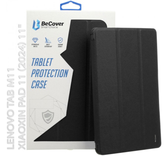 BeCover Чохол до планшета BeCover Soft Edge Lenovo Tab M11 (2024) TB-TB330FU/Xiaoxin Pad 11 (2024) 11" Black (712538)