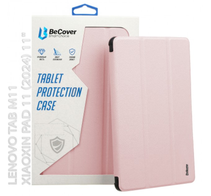 BeCover Чохол до планшета BeCover Soft Edge Lenovo Tab M11 (2024) TB-TB330FU/Xiaoxin Pad 11 (2024) 11" Pink (712543)