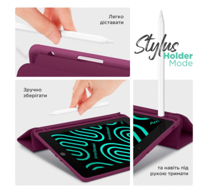 Armorstandart Чохол до планшета Armorstandart Smart Fold Pen Xiaomi Redmi Pad Pro / Poco Pad Plum (ARM81435)