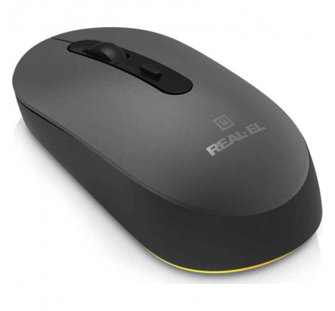 REAL-EL Мишка REAL-EL RM-470W Wireless/Bluetooth Dark Gray (EL123200049)