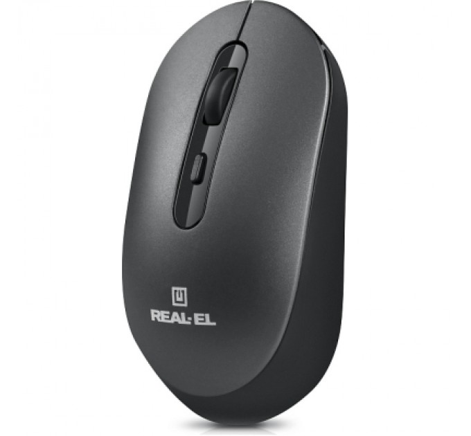 REAL-EL Мишка REAL-EL RM-470W Wireless/Bluetooth Dark Gray (EL123200049)