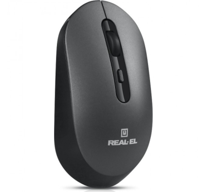 REAL-EL Мишка REAL-EL RM-470W Wireless/Bluetooth Dark Gray (EL123200049)