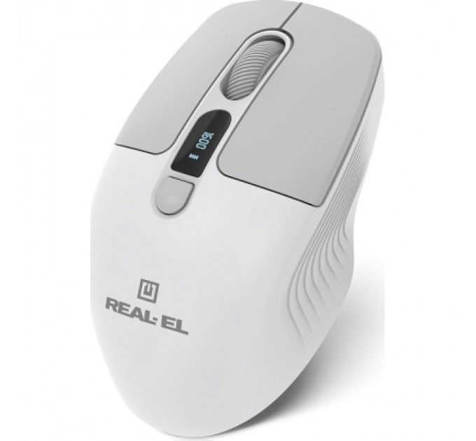 REAL-EL Мишка REAL-EL RM-480W Wireless/Bluetooth White (EL123200050)