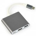 Cablexpert Перехідник USB Type-C to HDMI Cablexpert (A-CM-HDMIF-02-SG)