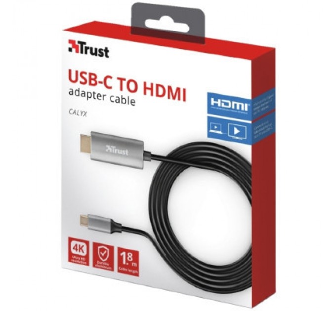 Trust Перехідник Trust Calyx USB-C to HDMI Adapter Cable (23332_TRUST)