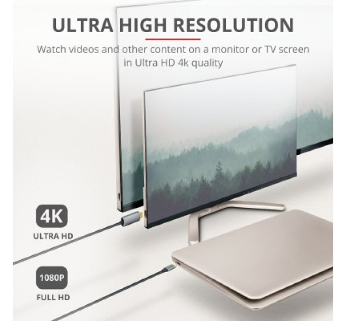 Trust Перехідник Trust Calyx USB-C to HDMI Adapter Cable (23332_TRUST)