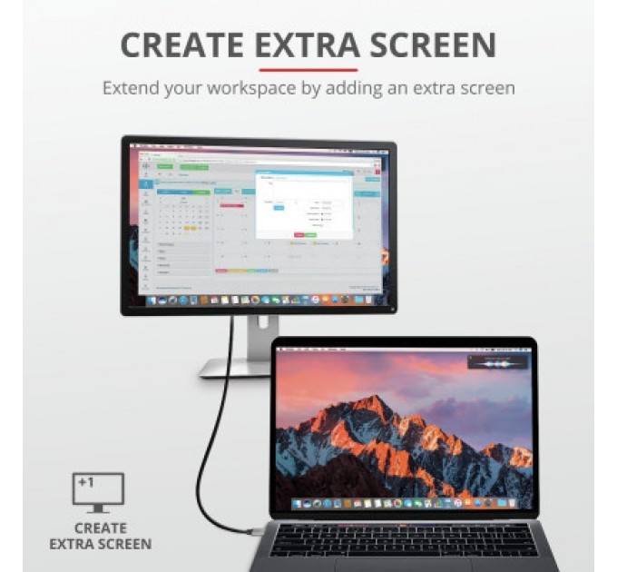 Trust Перехідник Trust Calyx USB-C to HDMI Adapter Cable (23332_TRUST)