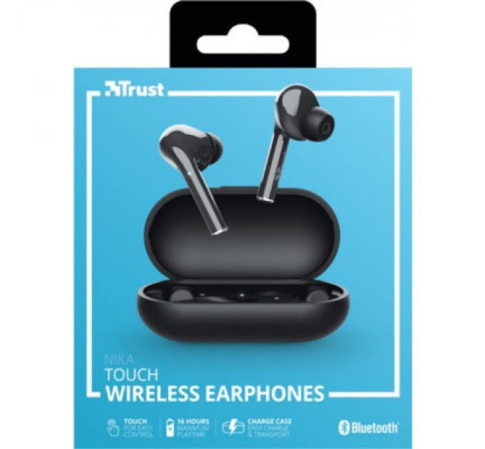 Trust Навушники Trust Nika Touch True Wireless Black (23554)