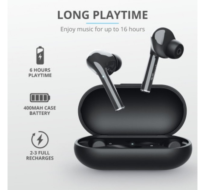 Trust Навушники Trust Nika Touch True Wireless Black (23554)