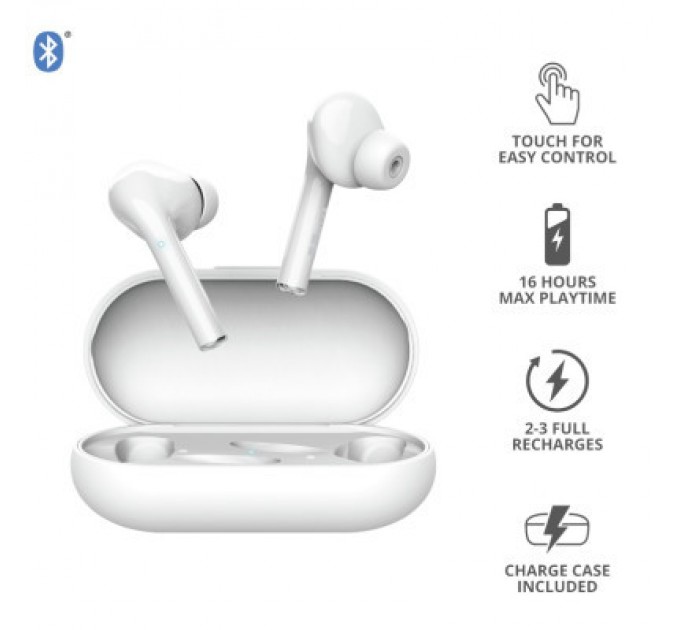 Trust Навушники Trust Nika Touch True Wireless White (23705)
