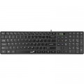 Genius Клавіатура Genius SlimStar 126 USB Black Ukr (31310017407)