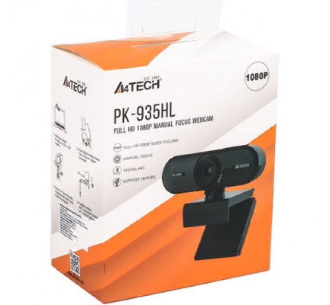 A4Tech Веб-камера A4Tech PK-935HL 1080P Black (PK-935HL)
