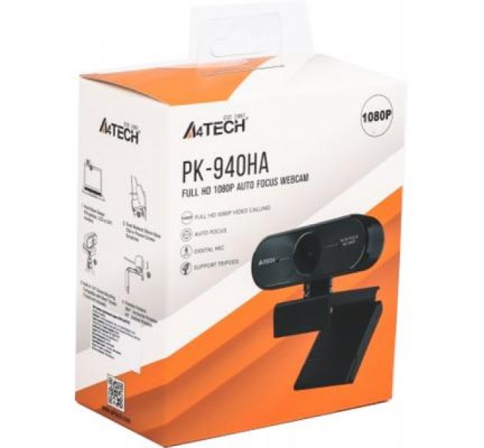 A4Tech Веб-камера A4Tech PK-940HA 1080P Black (PK-940HA)