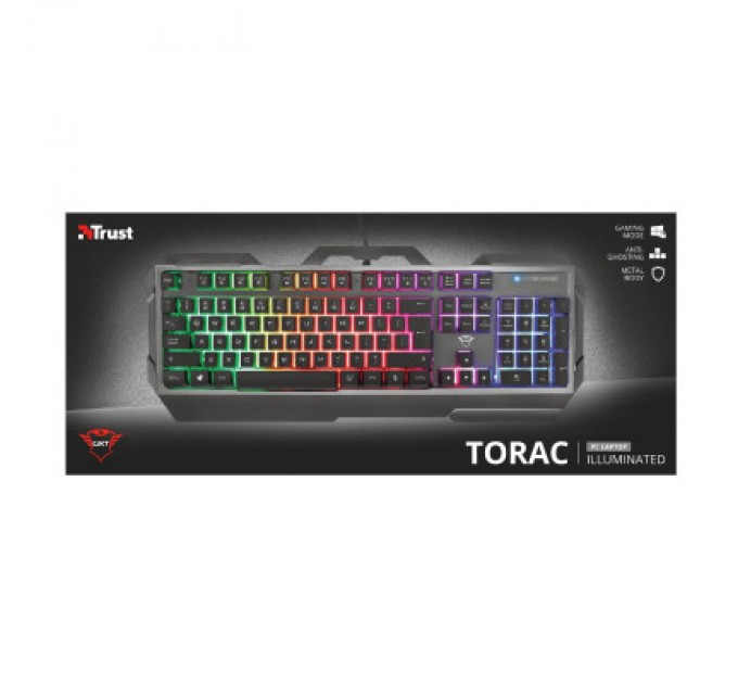Trust Клавіатура Trust GXT 856 Torac Illuminated Black (23577)
