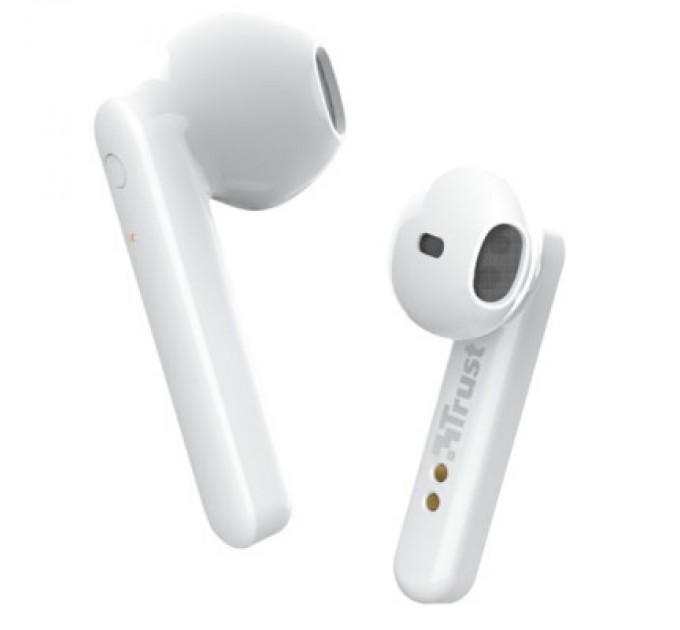 Trust Навушники Trust Primo Touch True Wireless Mic White (23783)