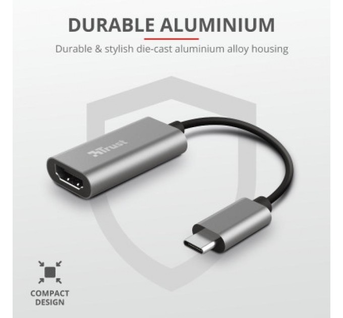 Trust Перехідник Trust USB-C to HDMI Adapter (23774)